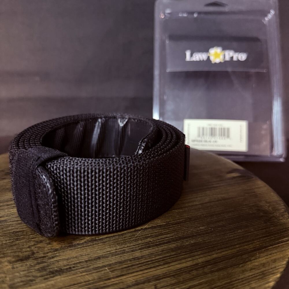 LawPro Trouser Belt Size 2XL 46"-52" NP020 Nylon Inner Duty 1.5" Wide Black